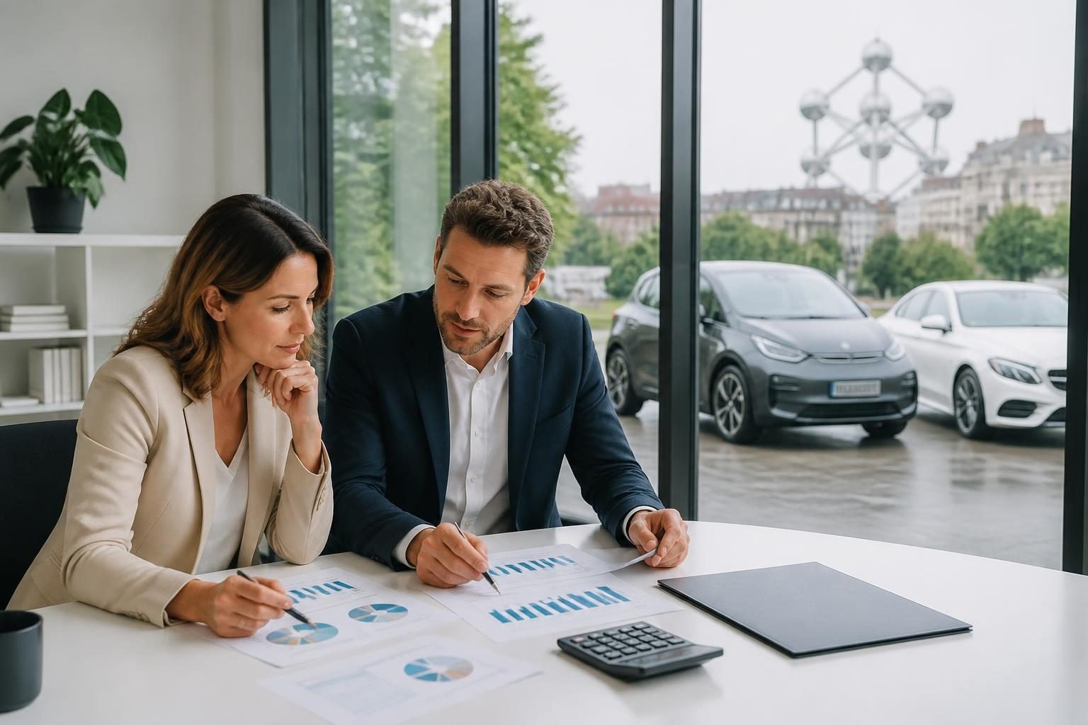 Acheter ou prendre en leasing une voiture professionnelle en Belgique : coûts, fiscalité et trésorerie