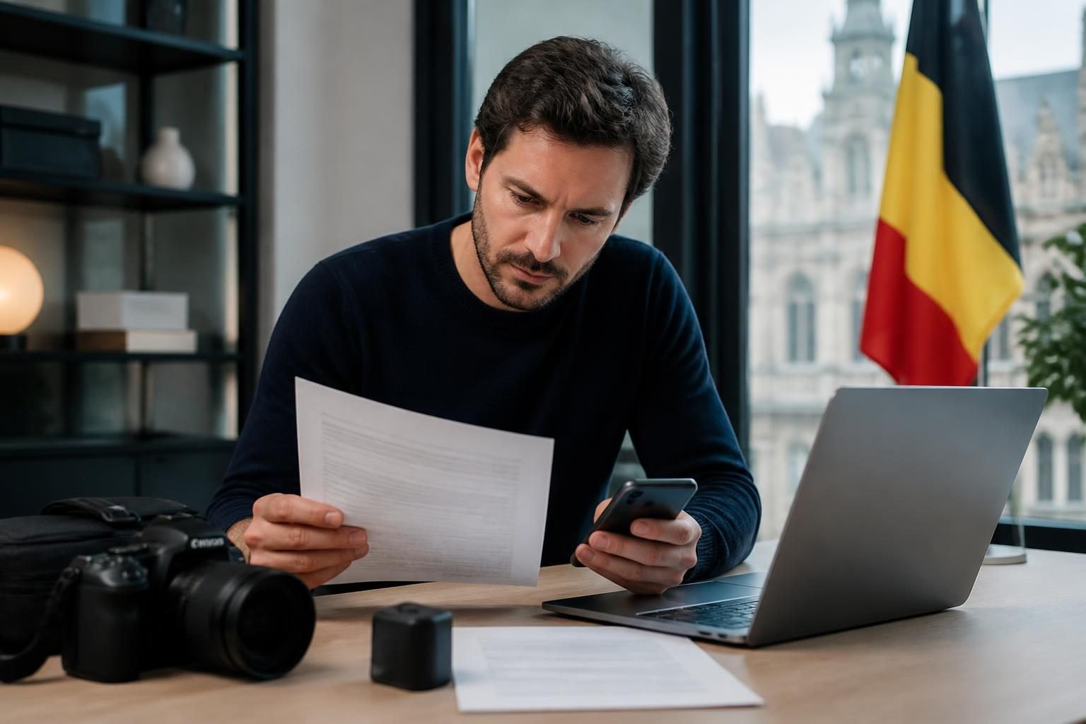 Cumpărarea unui calculator, telefon sau echipament profesional în Belgia: deductibilitate și amortizare